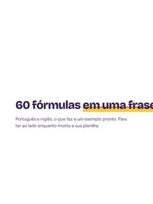 Dicionário de 60 fórmulas